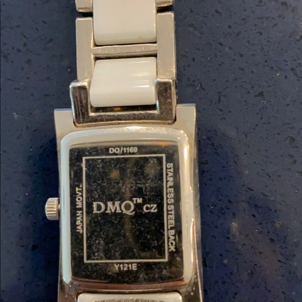 Silver and Crystal Watch